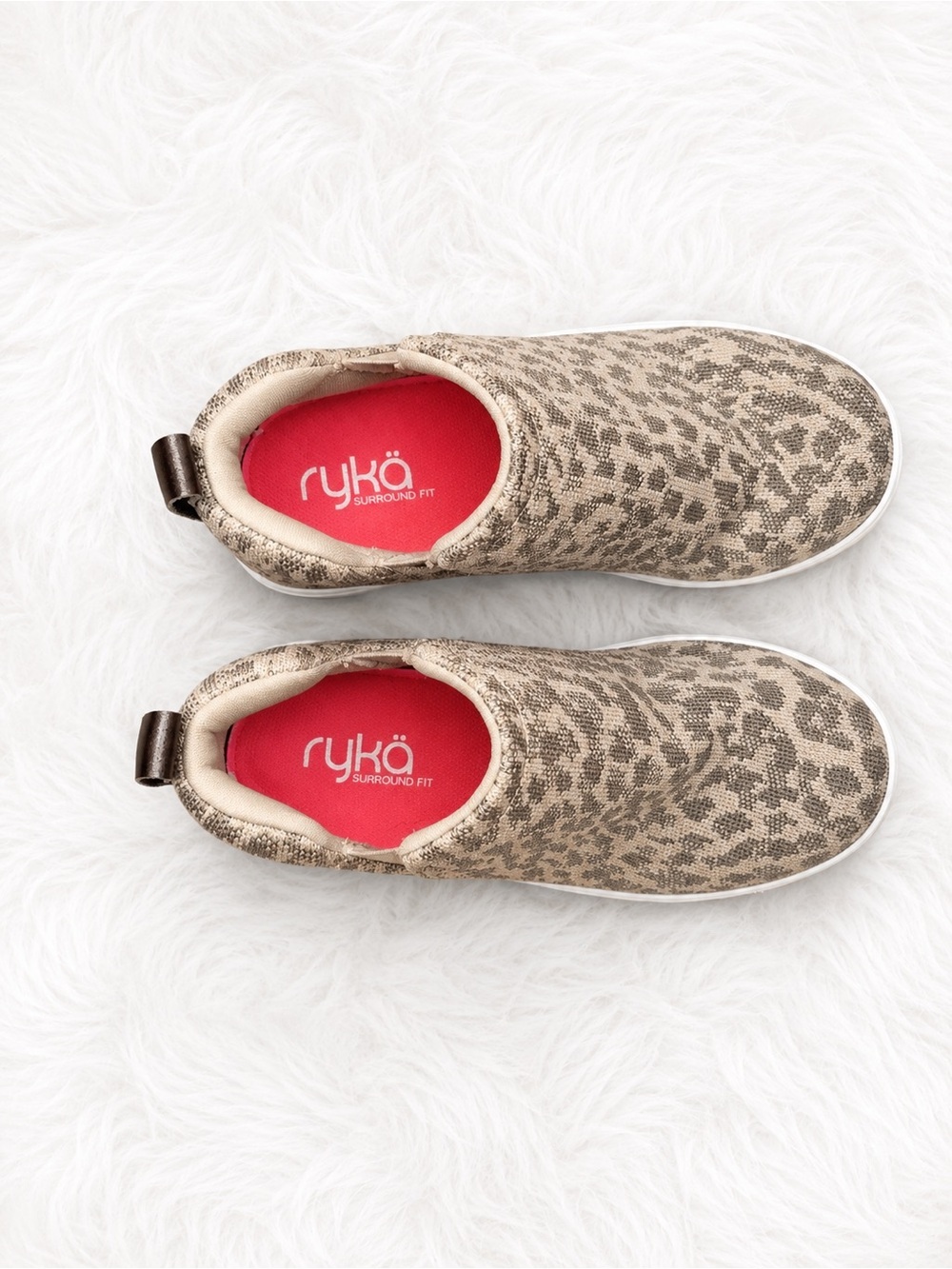 Ryka Surround Fit Leopard Print Slip On Sneakers Women’s 7.5 Animal Print - Picture 4 of 7